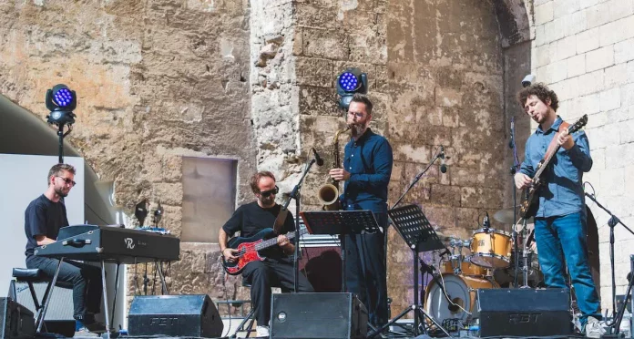 Matteo Bortone band at the 2025 European Jazz Conference in Bari, Italy